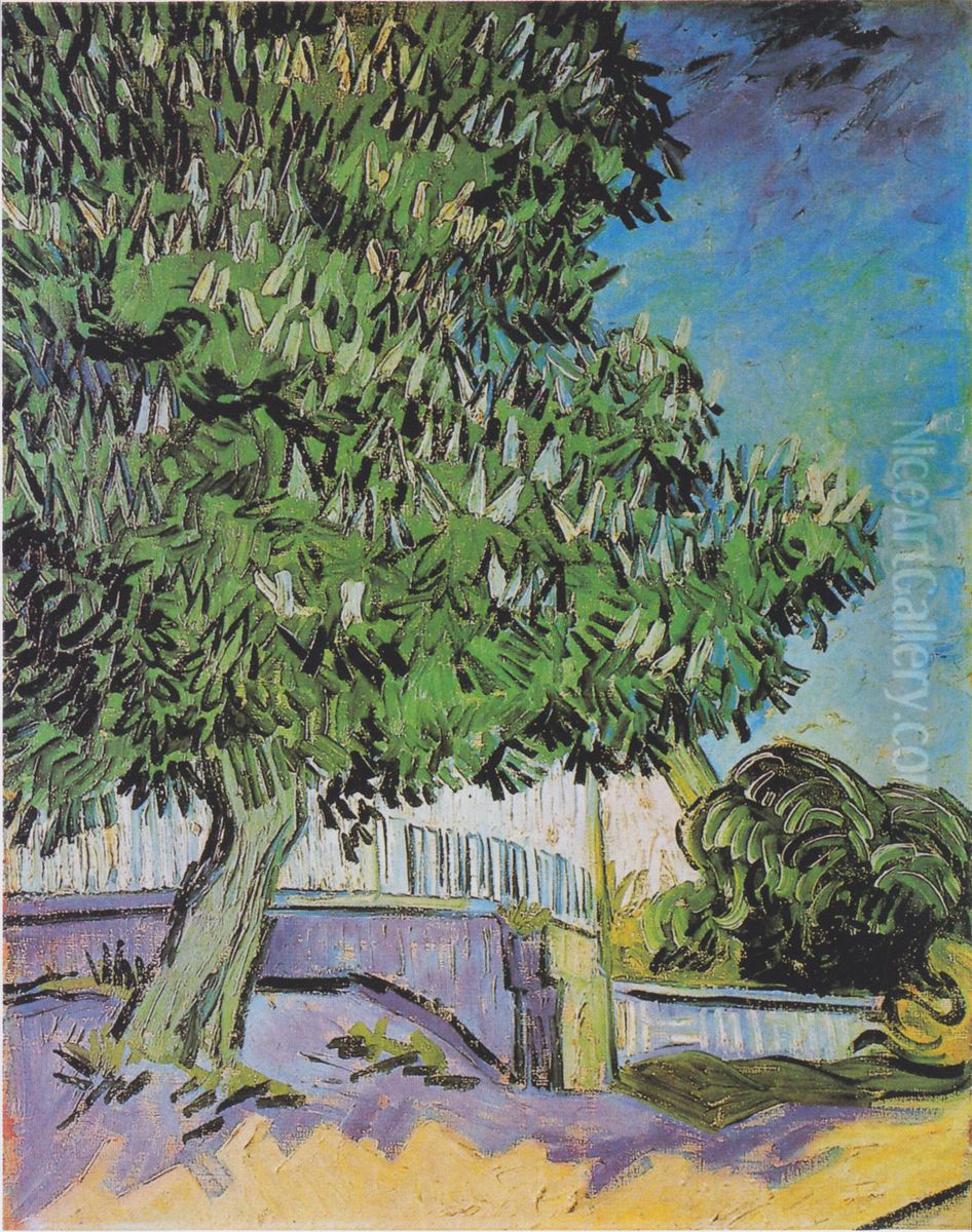 Bluhende Kastanienbaume Oil Painting by Vincent Van Gogh