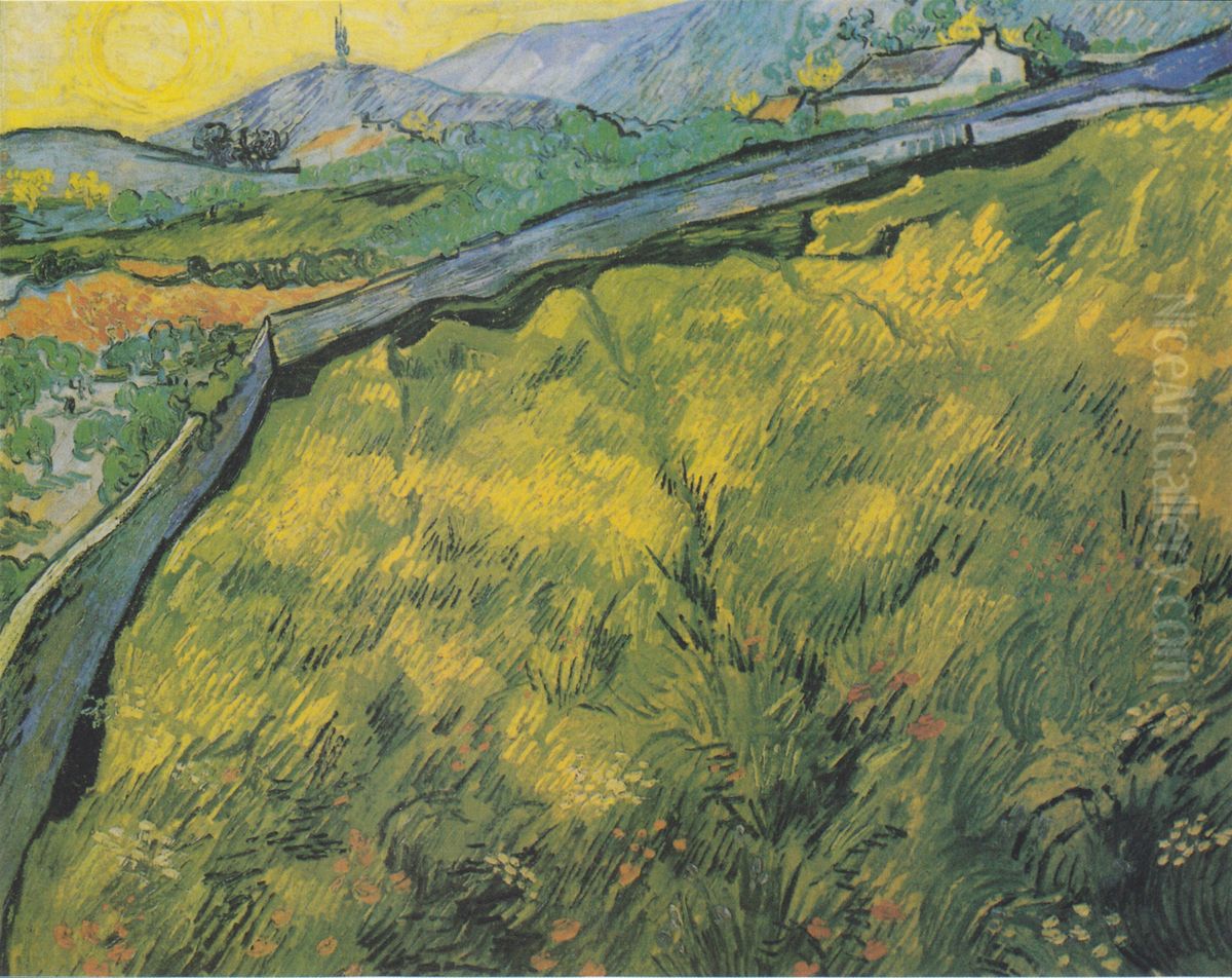 Saatfeld bei Sonnenaufgang Oil Painting by Vincent Van Gogh