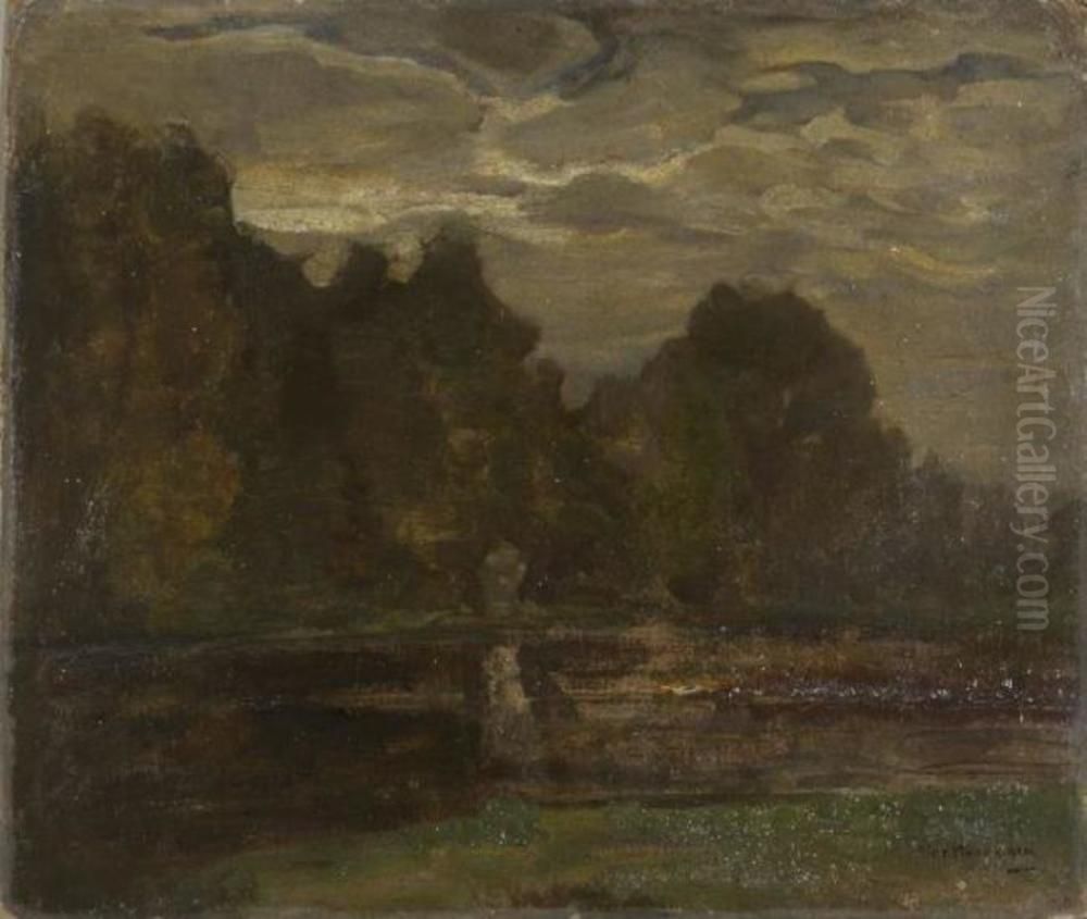 Fen near Saasveld Oil Painting by Piet Mondrian