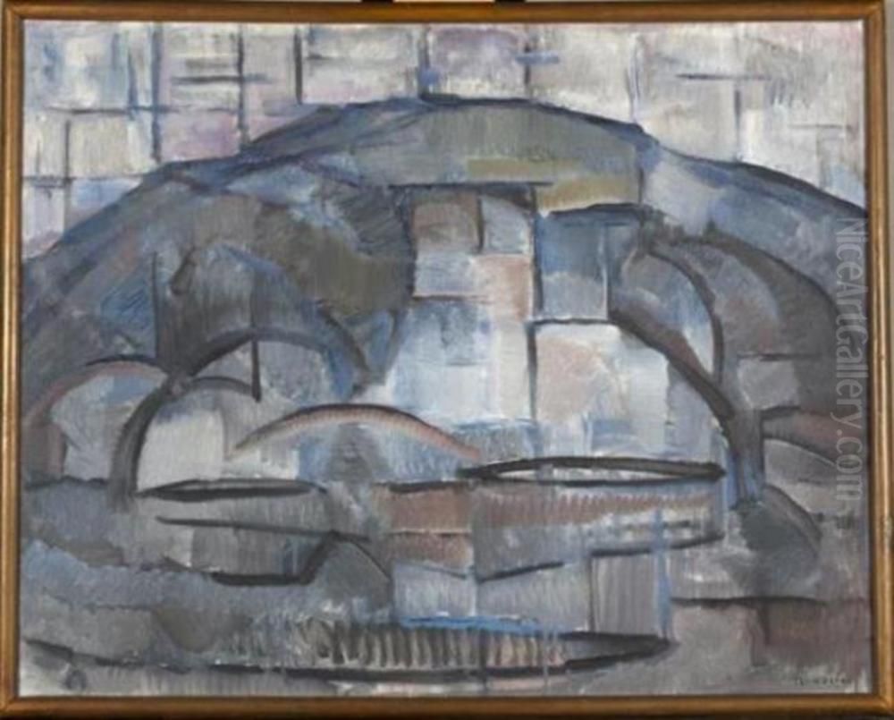 Paysage Oil Painting by Piet Mondrian