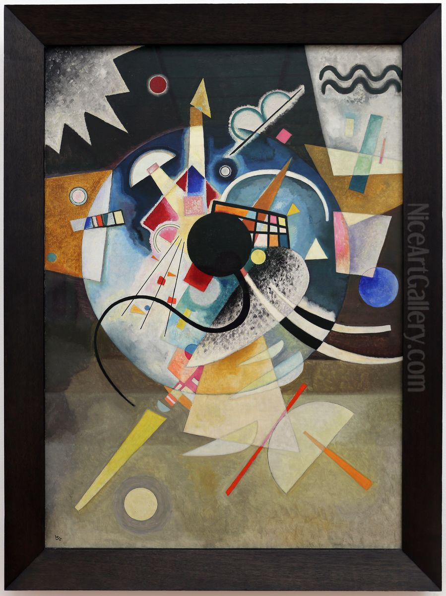 Ein Zentrum (Een centrum) Oil Painting by Wassily Kandinsky