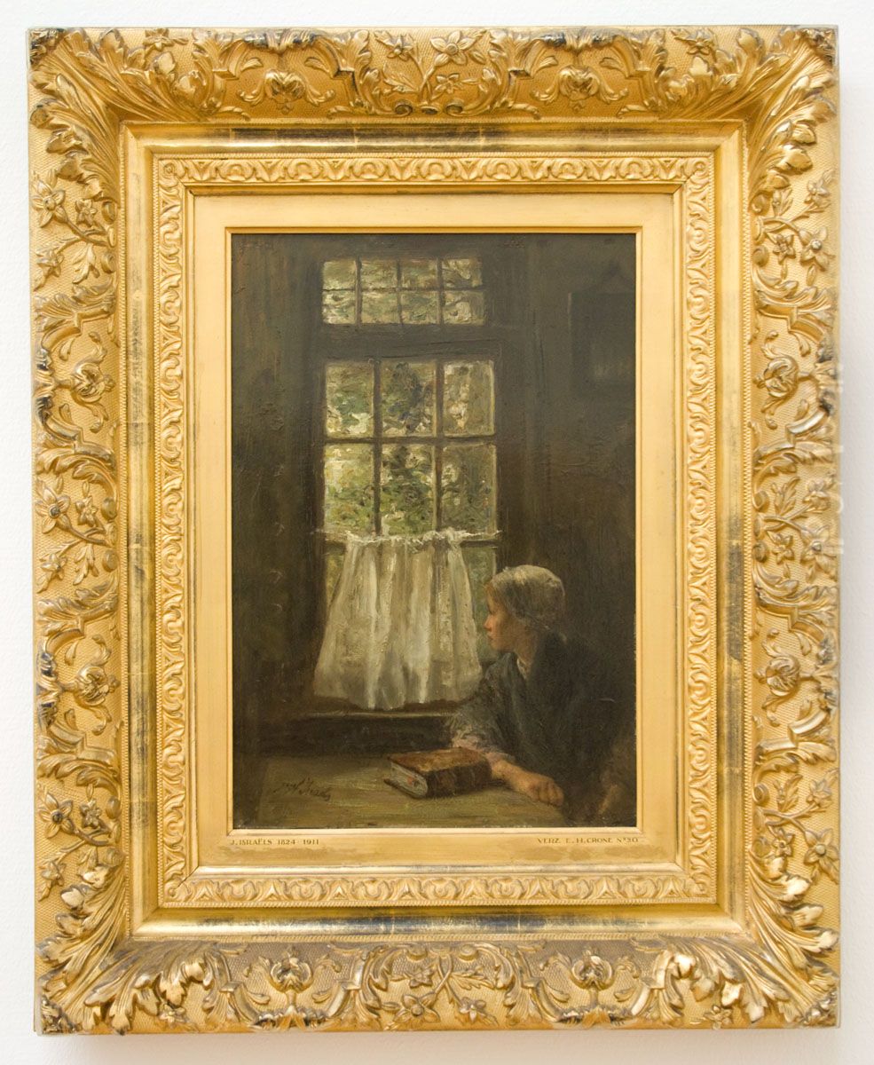 Zondagmorgen Oil Painting by Jozef Israels