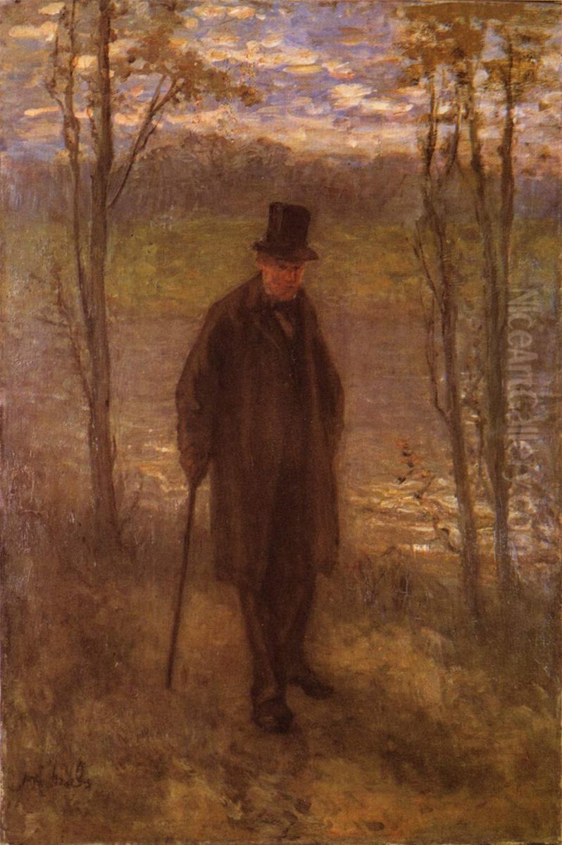 The evening of life Oil Painting by Jozef Israels