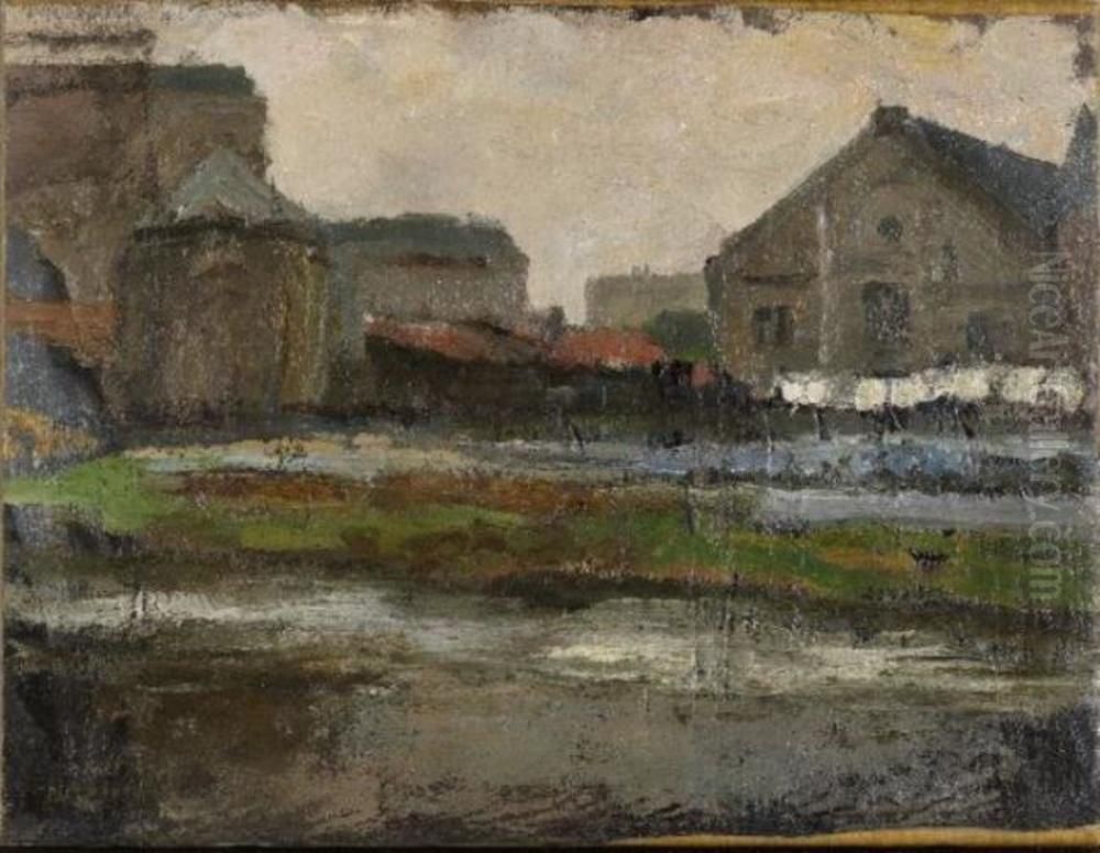 De Boerenwetering Oil Painting by Piet Mondrian