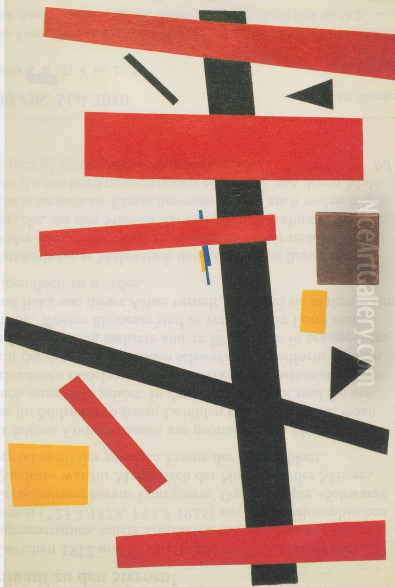 Supremus nr. 50 Oil Painting by Kasimir Sevrinovitch Malevich