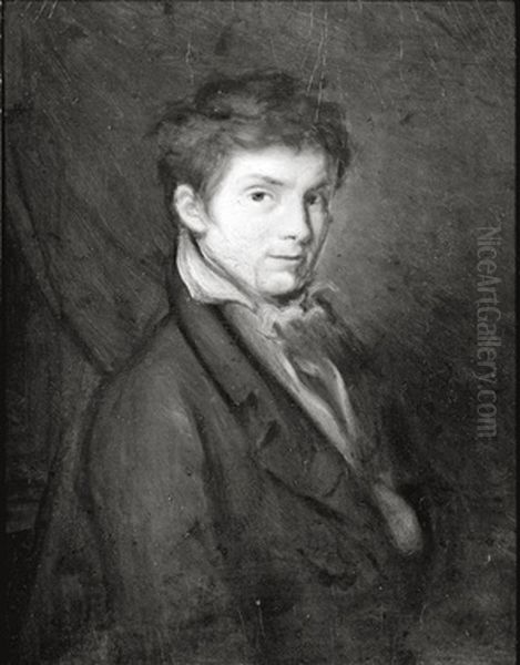 Self-portrait Oil Painting by Christiaan van Geelen