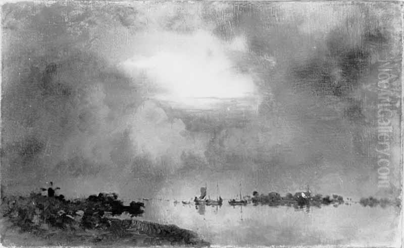 IJsselgezicht Oil Painting by Jan Voerman