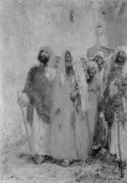 Turkse ceremonie Oil Painting by Marius Bauer