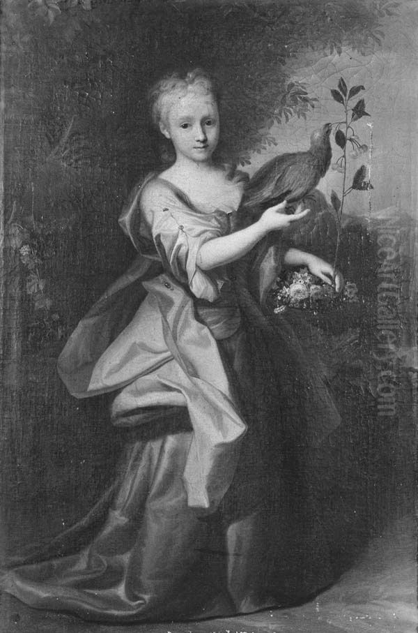 Portret van Aletta Lucretia Martens (1715-1782) Oil Painting by Hendrik van Limborch
