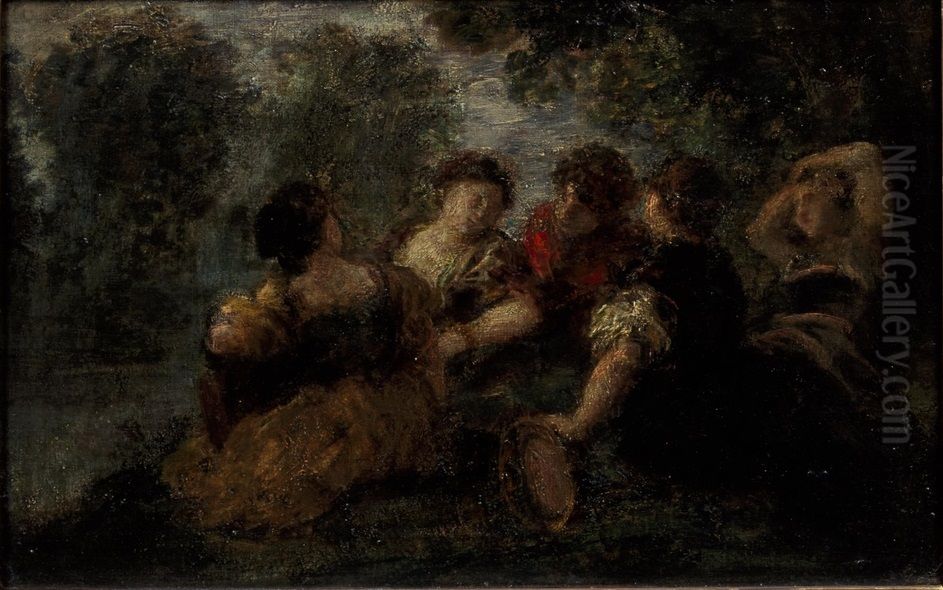 Pastorale Oil Painting by Henri Fantin-Latour
