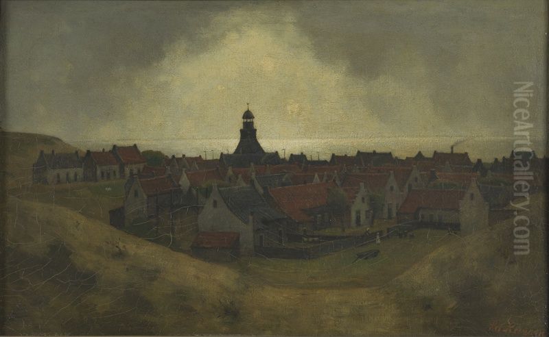 Noordwijk aan zee Oil Painting by Eduard Karsen