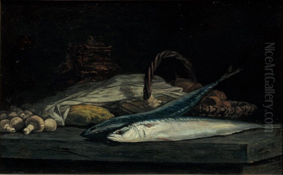 Still-life Oil Painting by Eugene Louis Boudin