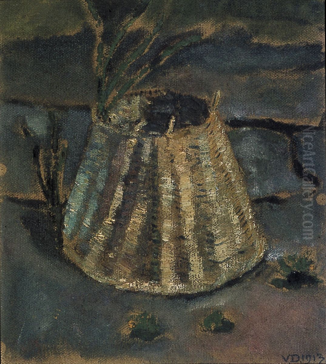 The discarded basket Oil Painting by Theo van Doesburg