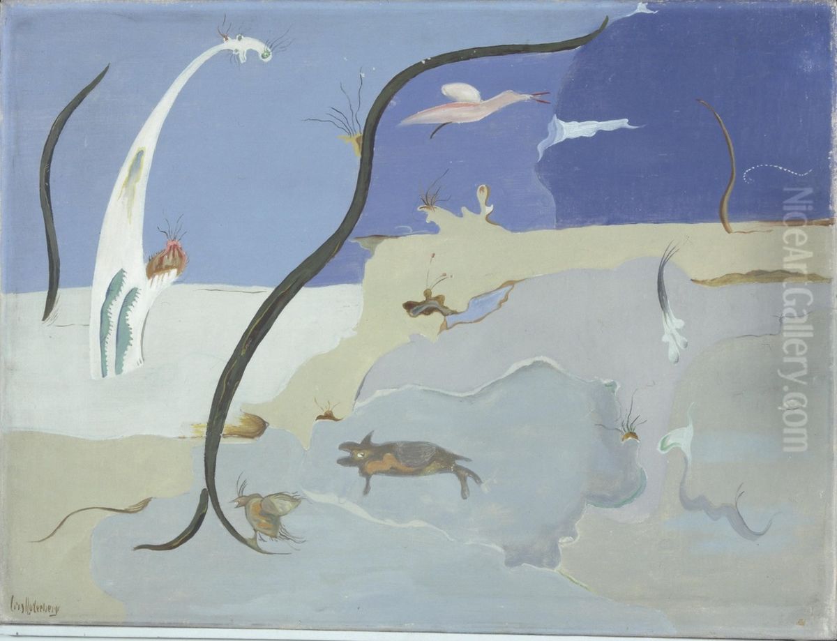 Compositie Oil Painting by Cris Agterberg