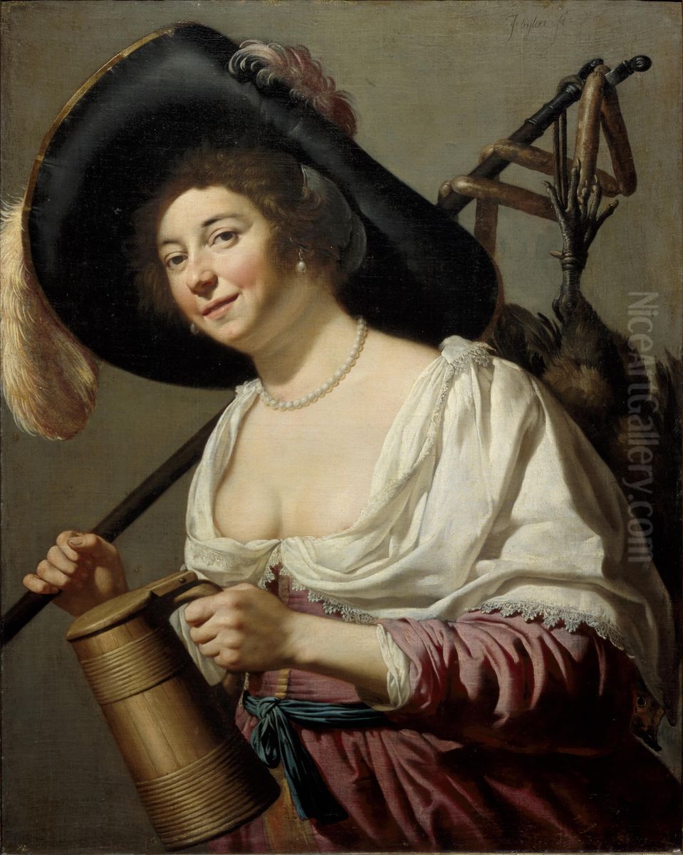 The camp follower Oil Painting by Jan Van Bijlert