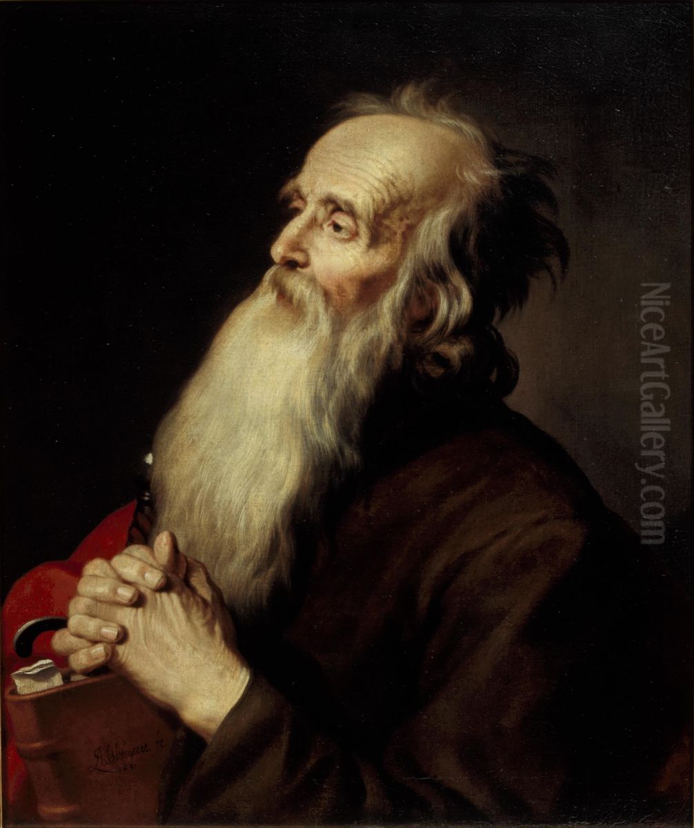 The apostle Paul of Tarsus Oil Painting by Abraham Bloemaert