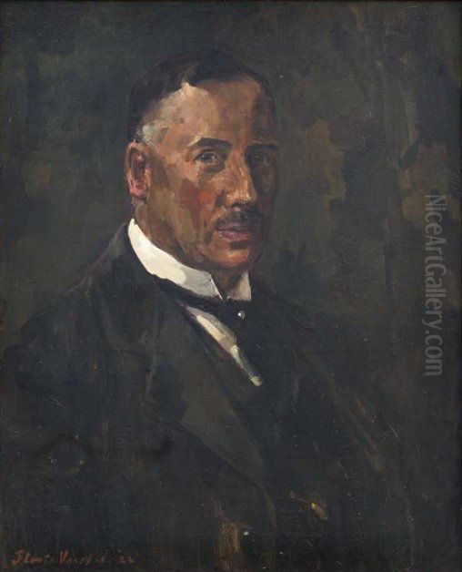 Portrait of George Willem van Heukelom Oil Painting by Floris Verster