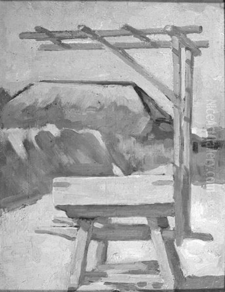 Werkbank Oil Painting by Anthon van Rappard