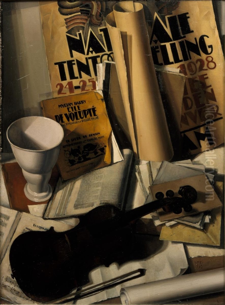 Stilleven Oil Painting by Dick Ket