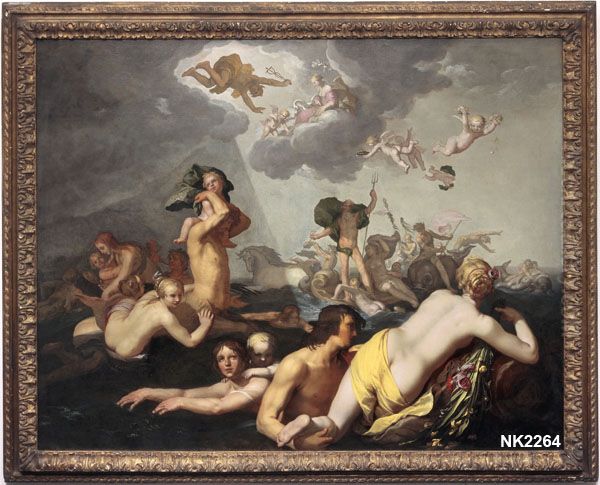 The triumph of Neptune Oil Painting by Abraham Bloemaert