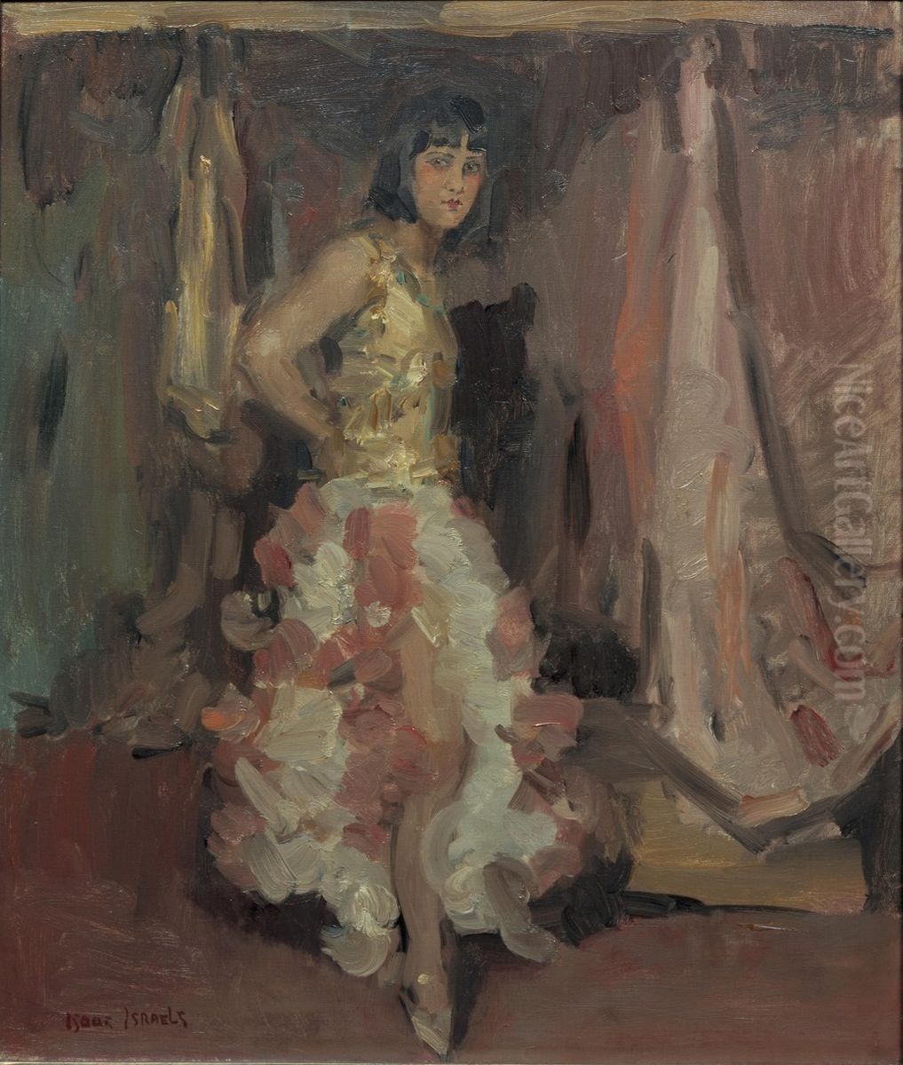 Standing dancer Oil Painting by Isaac Lazarus Israels