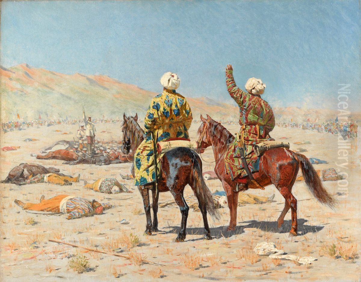 about war Oil Painting by Vasily Vereshchagin