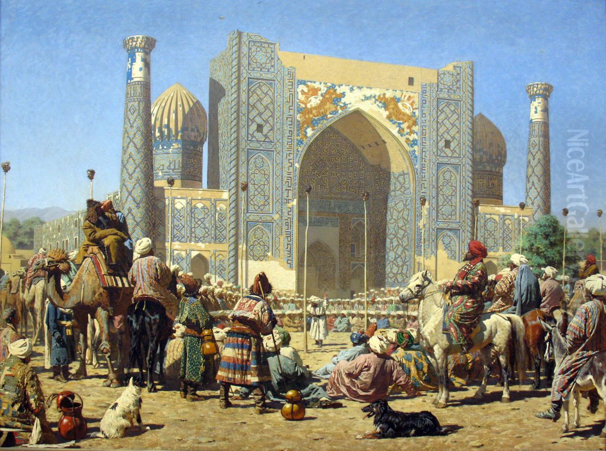 They are triumphant Oil Painting by Vasily Vereshchagin