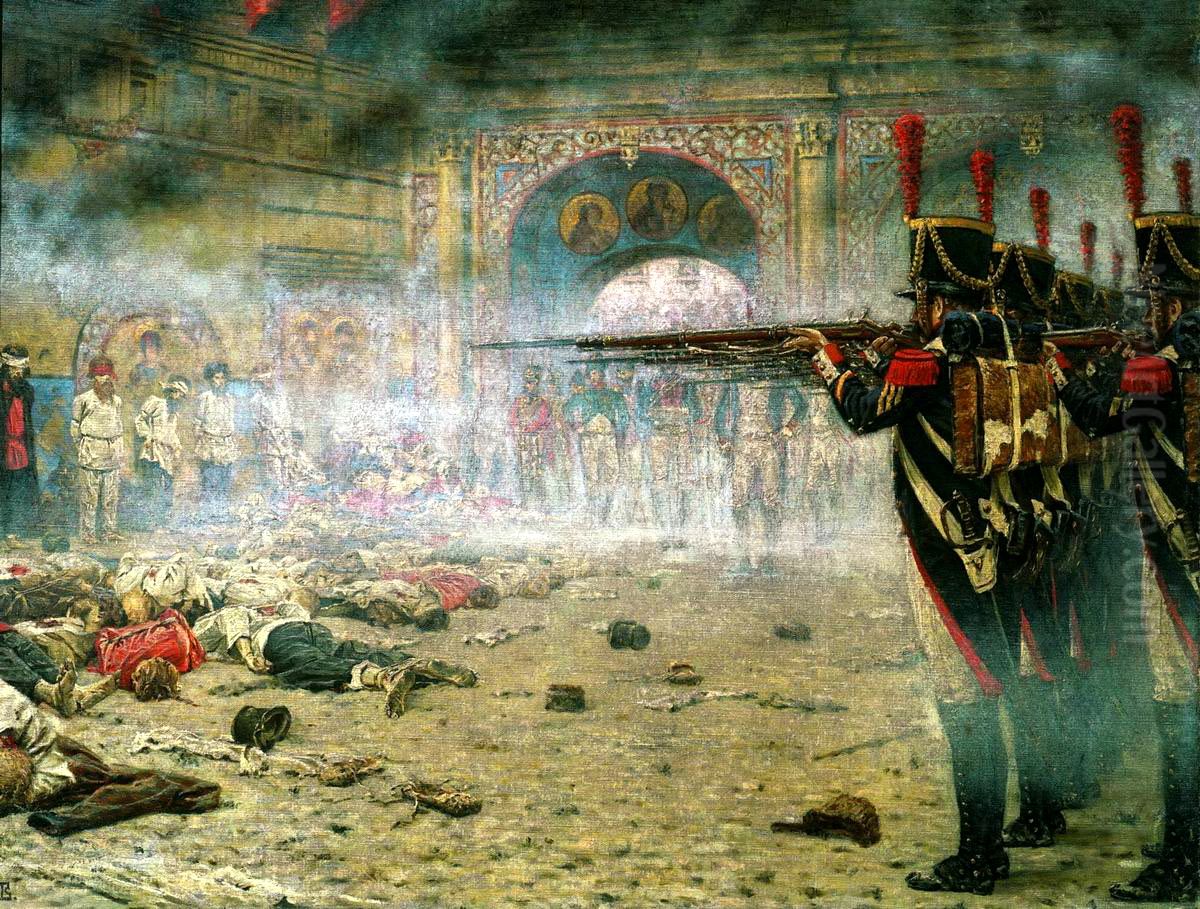 11. In Defeated Moscow Oil Painting by Vasily Vereshchagin