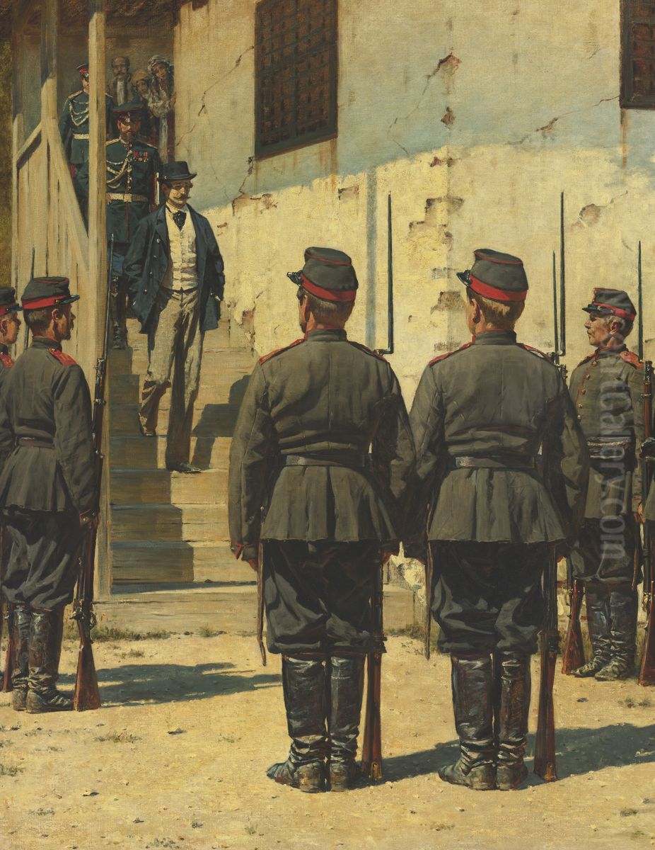 The Spy Oil Painting by Vasily Vereshchagin