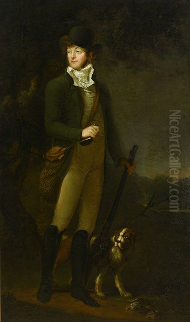 Portret Antoniego Wankowicza Oil Painting by Jan Rustem