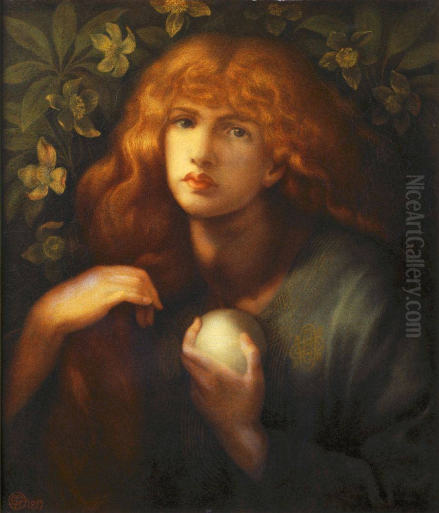 Mary Magdalene Oil Painting by Dante Gabriel Rossetti