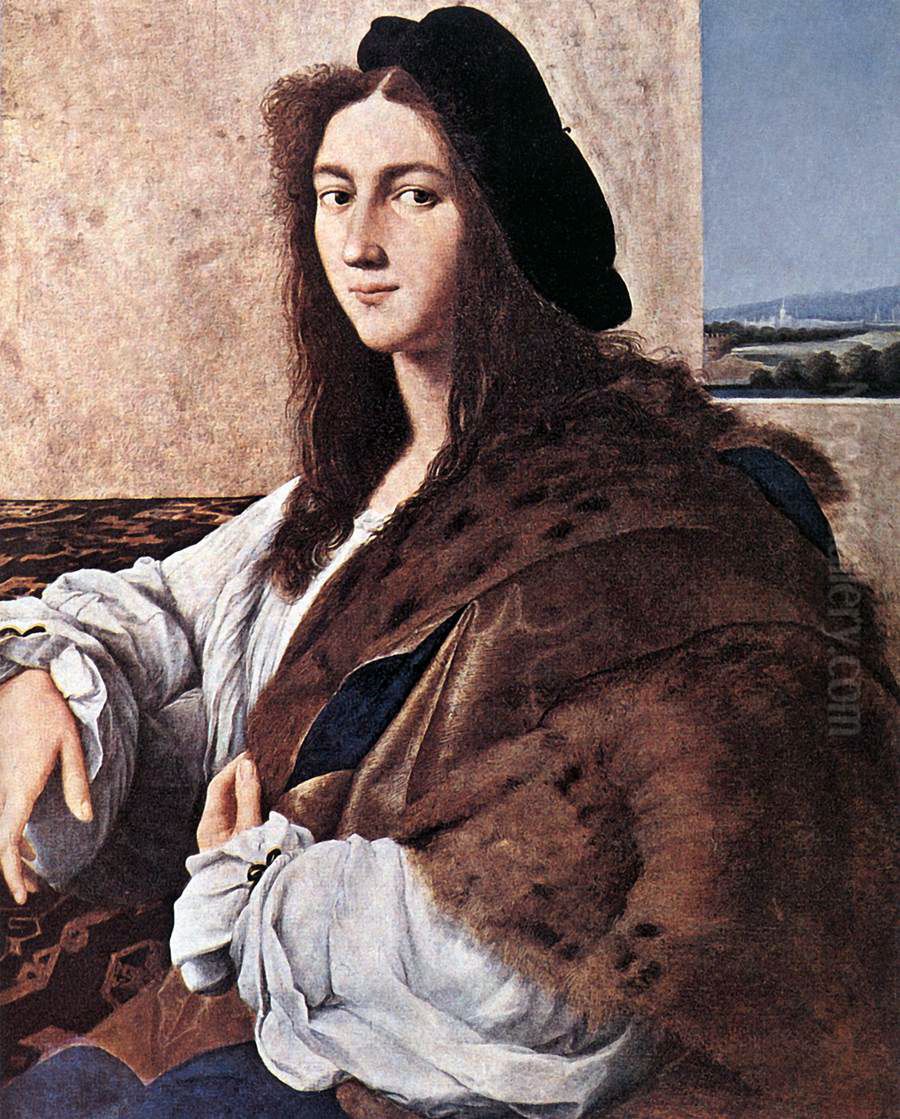 Ritratto di giovane uomo Oil Painting by Raphael