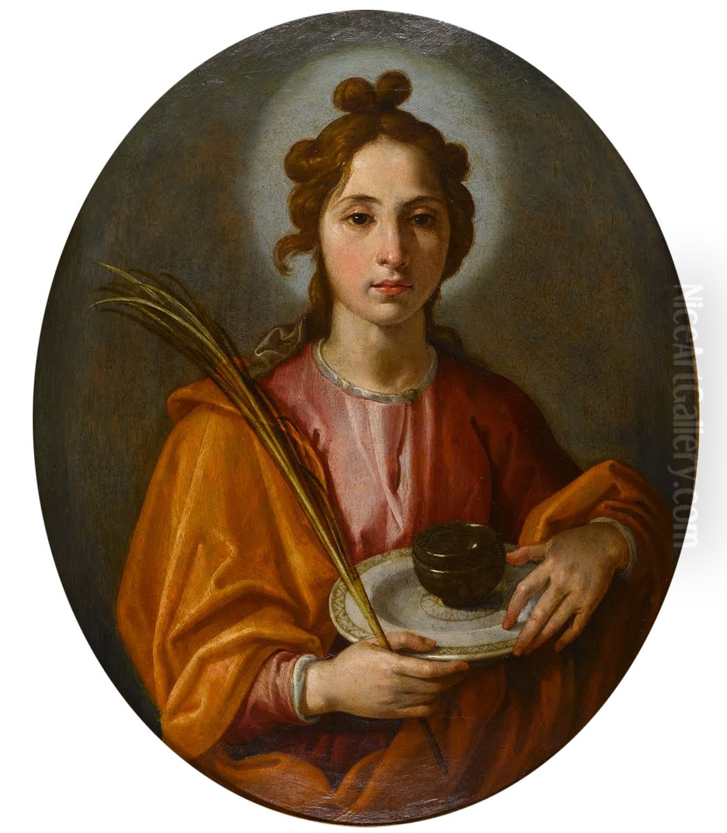 Saint Justa Oil Painting by Francisco Pacheco