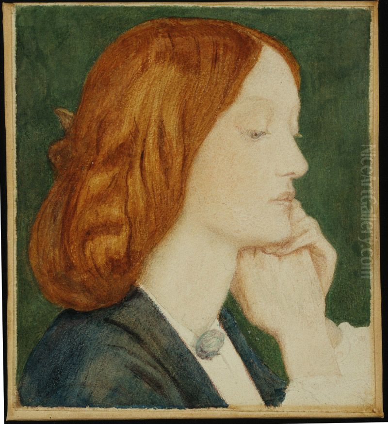 Elizabeth Siddal Oil Painting by Dante Gabriel Rossetti