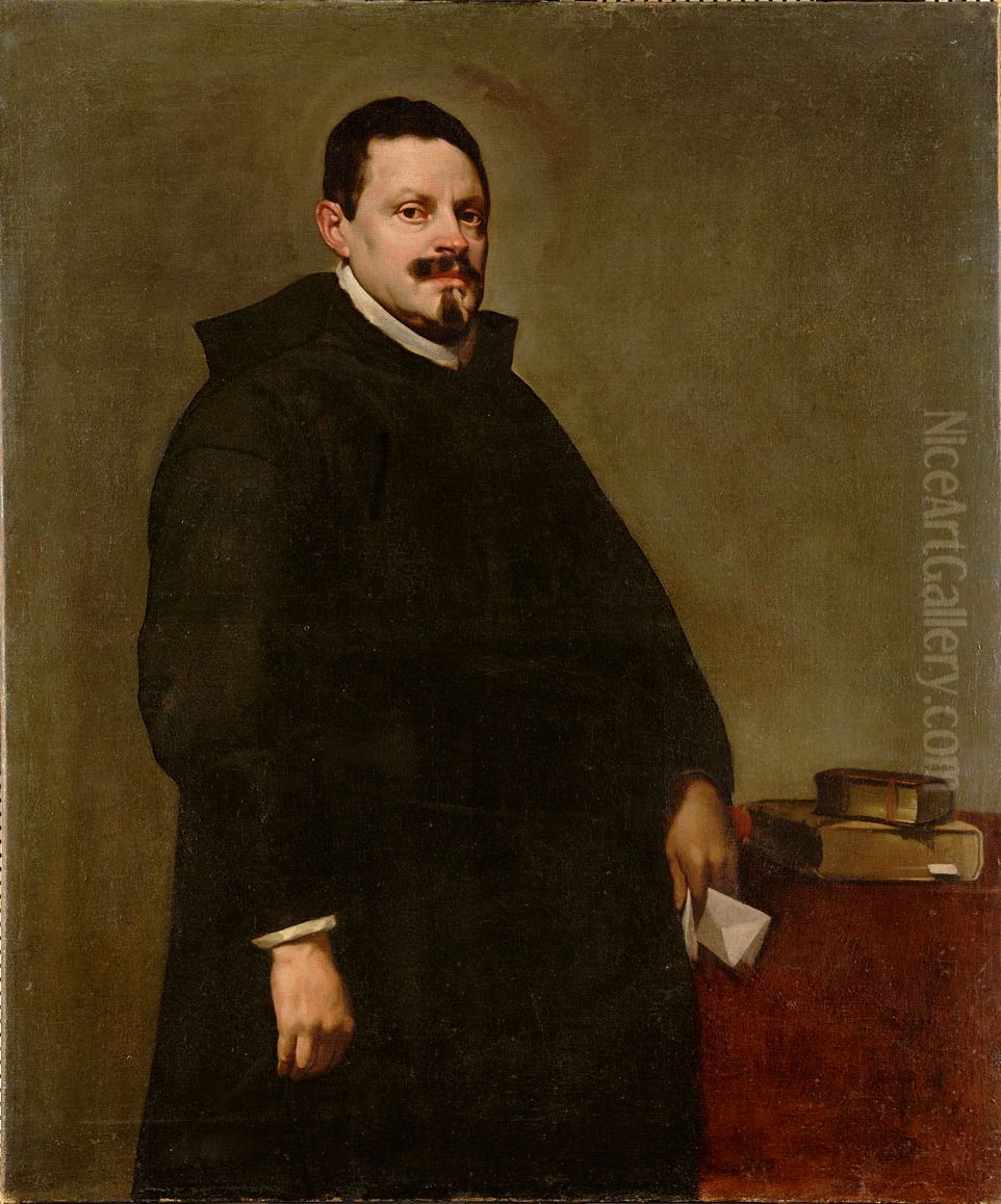 Portrait of Sebastian Garcia de la Huerta Oil Painting by Diego Rodriguez de Silva y Velazquez
