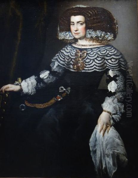 Portrait de femme Oil Painting by unknown