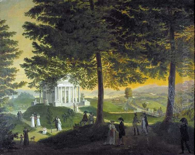 Ulleval Oil Painting by Carl Frederik Vogt