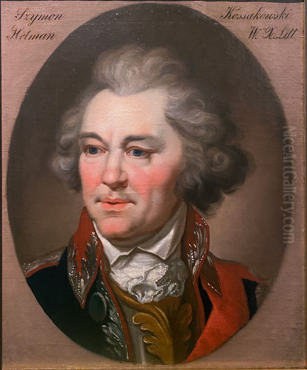 PartretSymona Marcina Kasakouskaga (Symon Marcin Kasakouski) Oil Painting by Jan Damel