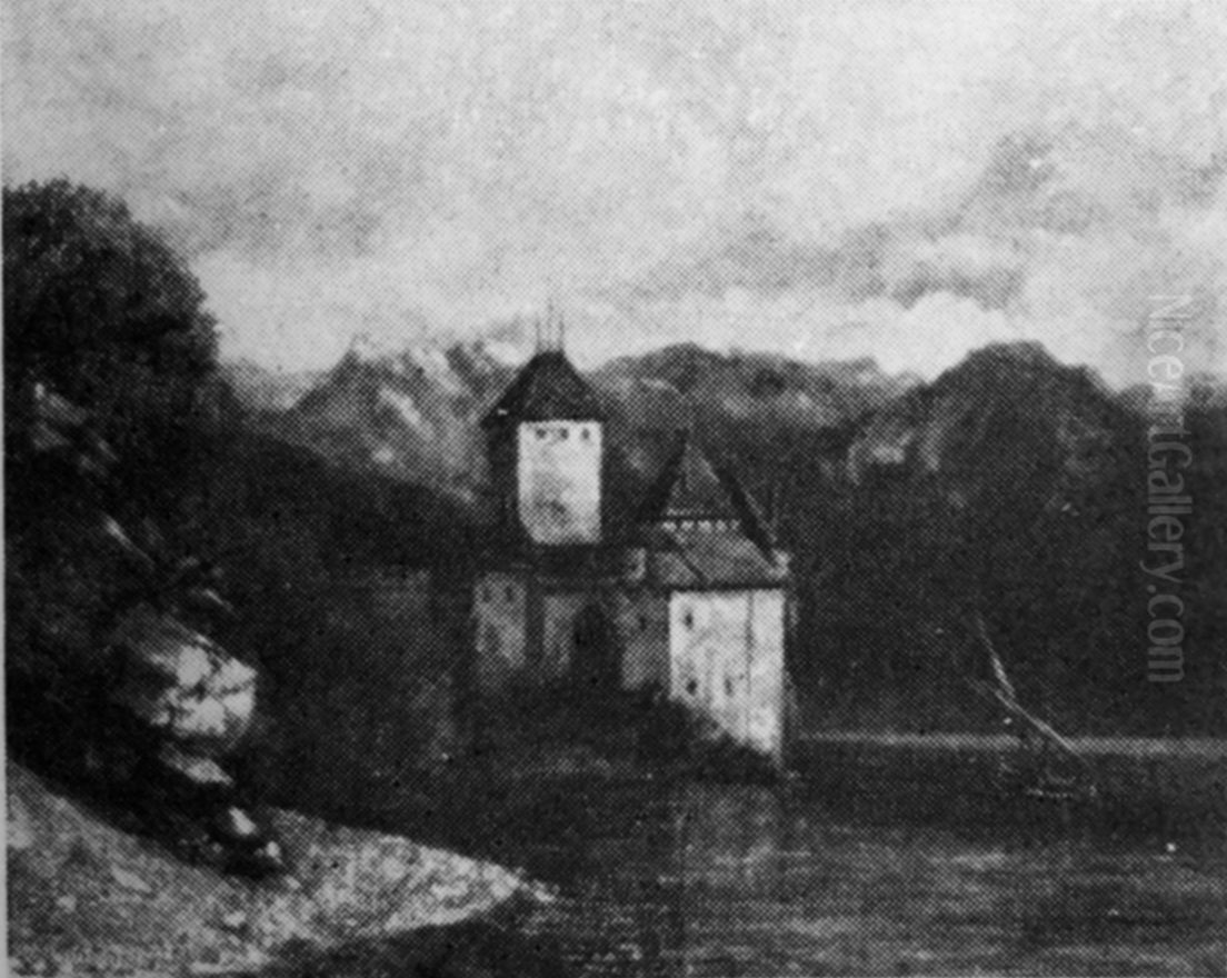Chillon Castle Oil Painting by Gustave Courbet