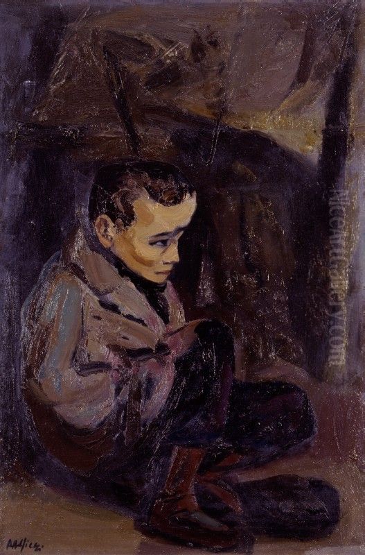 Il povero poliomielitico Oil Painting by unknown