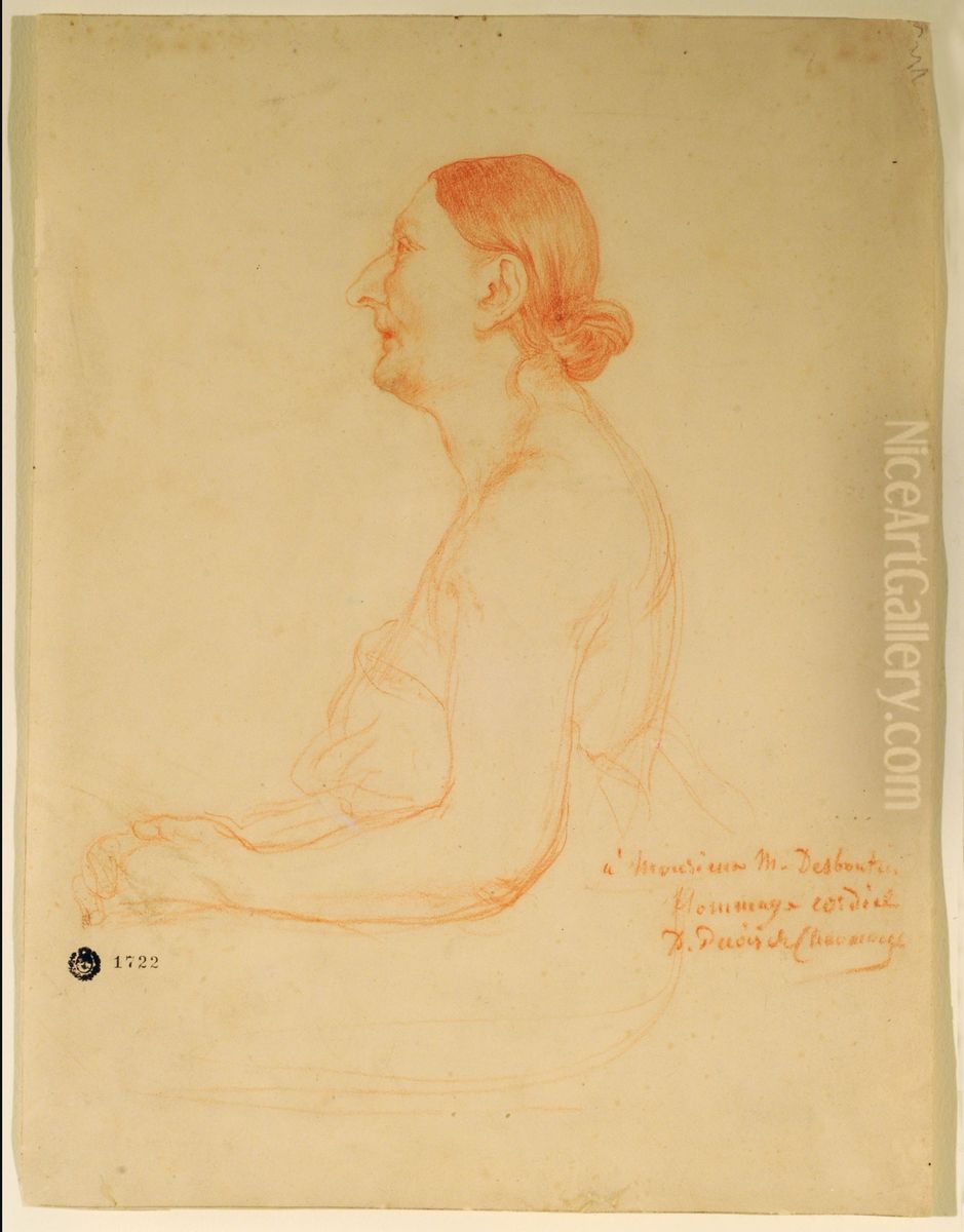 Anciana de perfil Oil Painting by Pierre Puvis de Chavannes