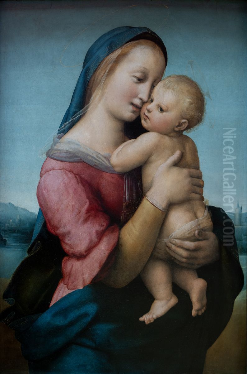 Die Madonna Tempi Oil Painting by Raphael