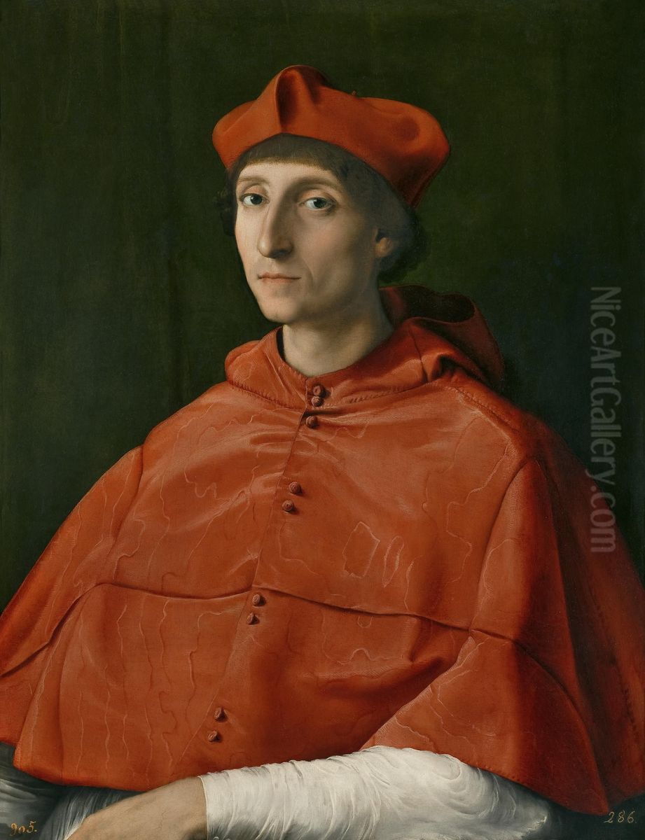 Portrait of a Cardinal Oil Painting by Raphael