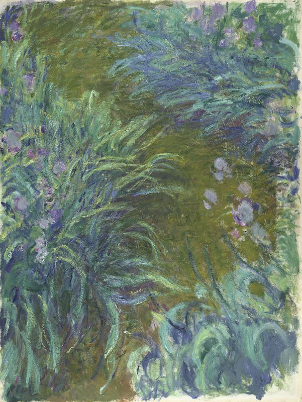 Irises Oil Painting by Claude Oscar Monet