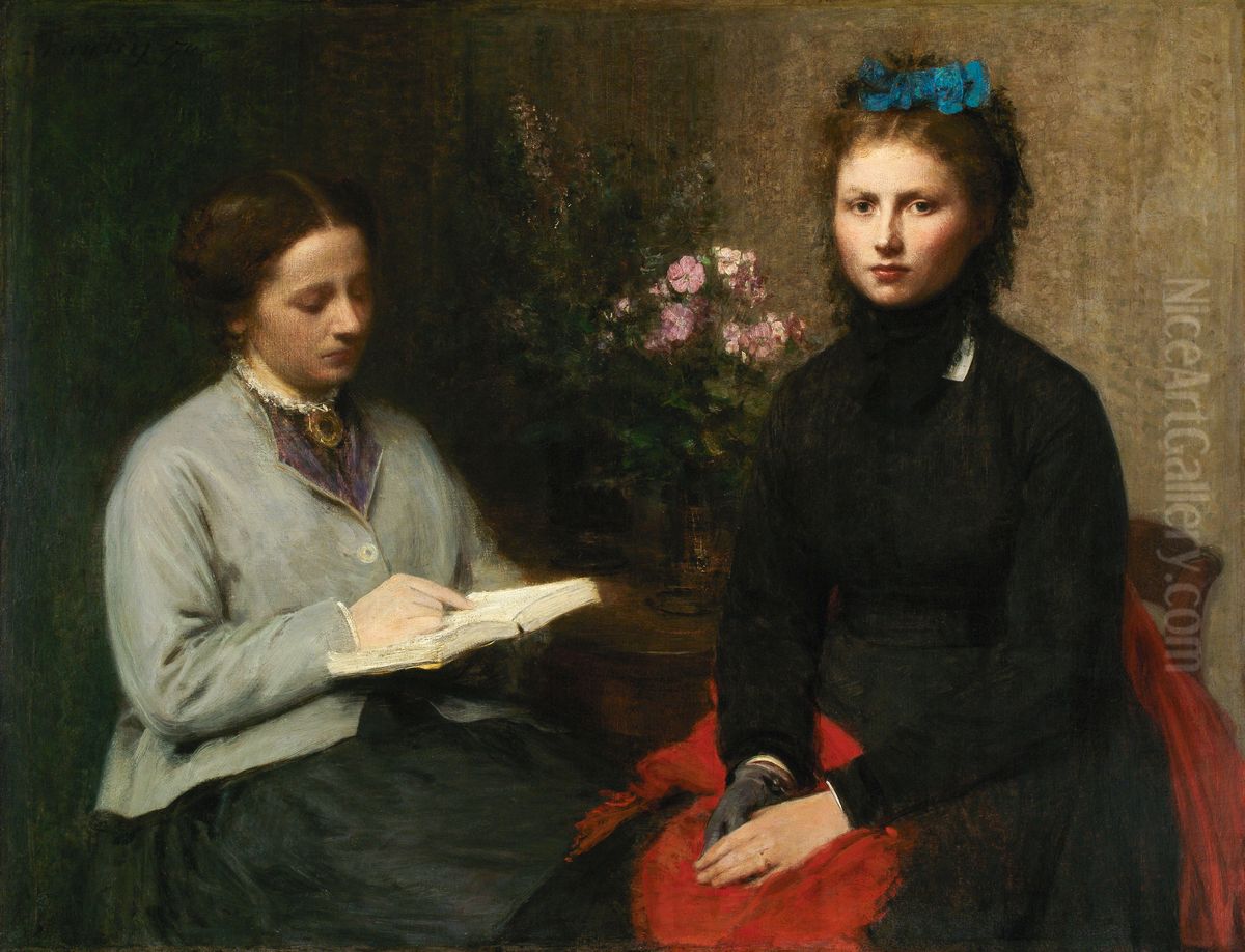 A Leitura Oil Painting by Henri Fantin-Latour