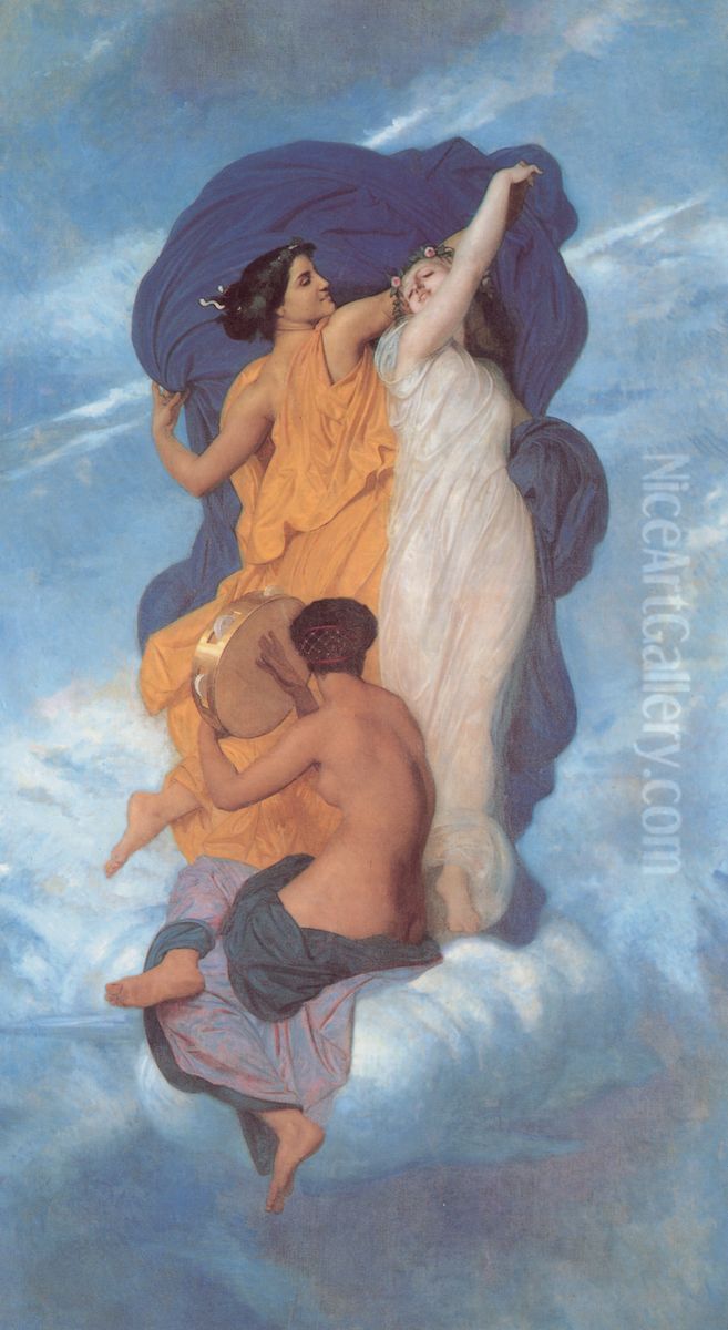 The Dance Oil Painting by William-Adolphe Bouguereau