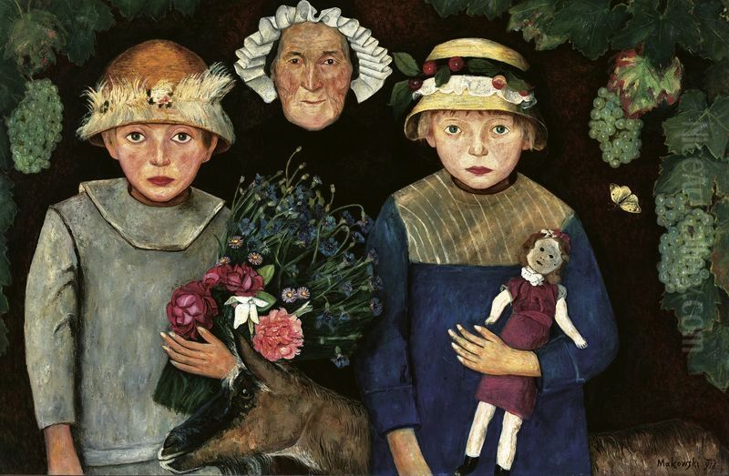 Vita brevis, ars longa. Oil Painting by Tadeusz Makowski