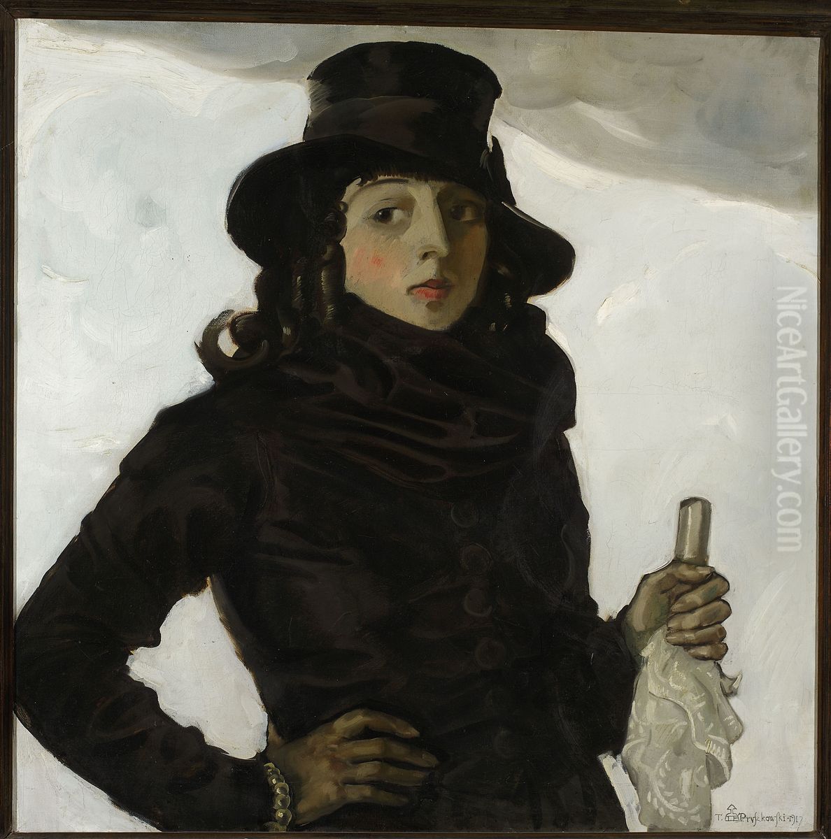 Fantastic composition Oil Painting by Tadeusz Pruszkowski