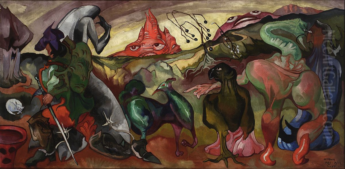 Fantasy - Fairy-tale. Oil Painting by Stanislaw Ignacy Witkiewicz (Witkacy)