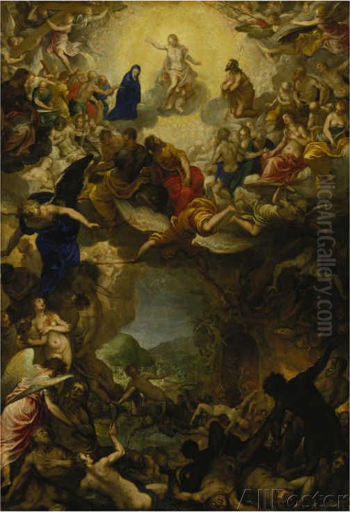 The Last Judgement Oil Painting by Hans Rottenhammer